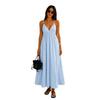 Spice Girls 2026 Summer Wear Sexy V-neck Backless Seaside Vacation Skirt Suspender Dress, Sweet and Spicy Long Dress