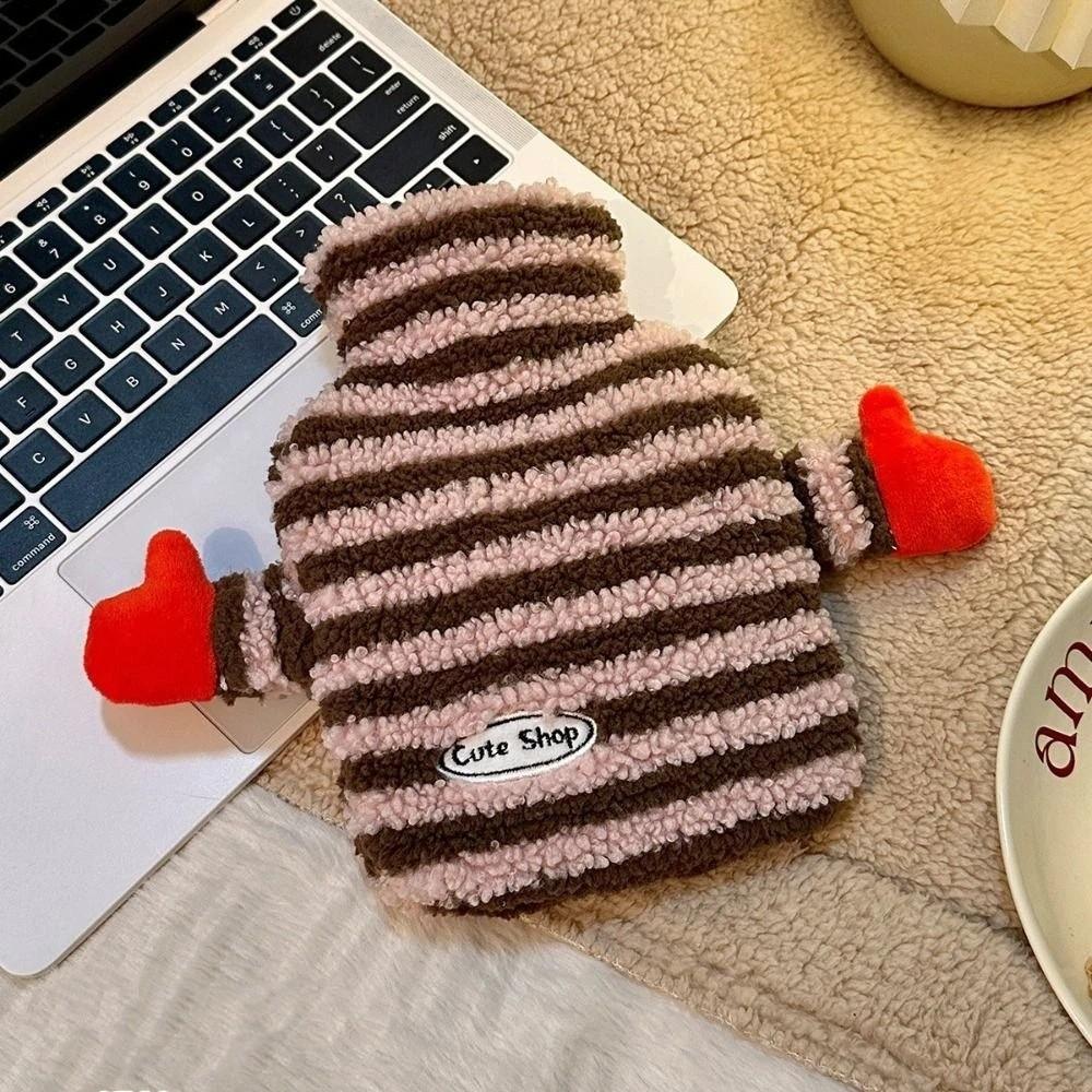 500/1000ml Hot Water Bag Cartoon Hand Warmer Water-filling Hot-water Bottle  Keep Hands Feet Warm