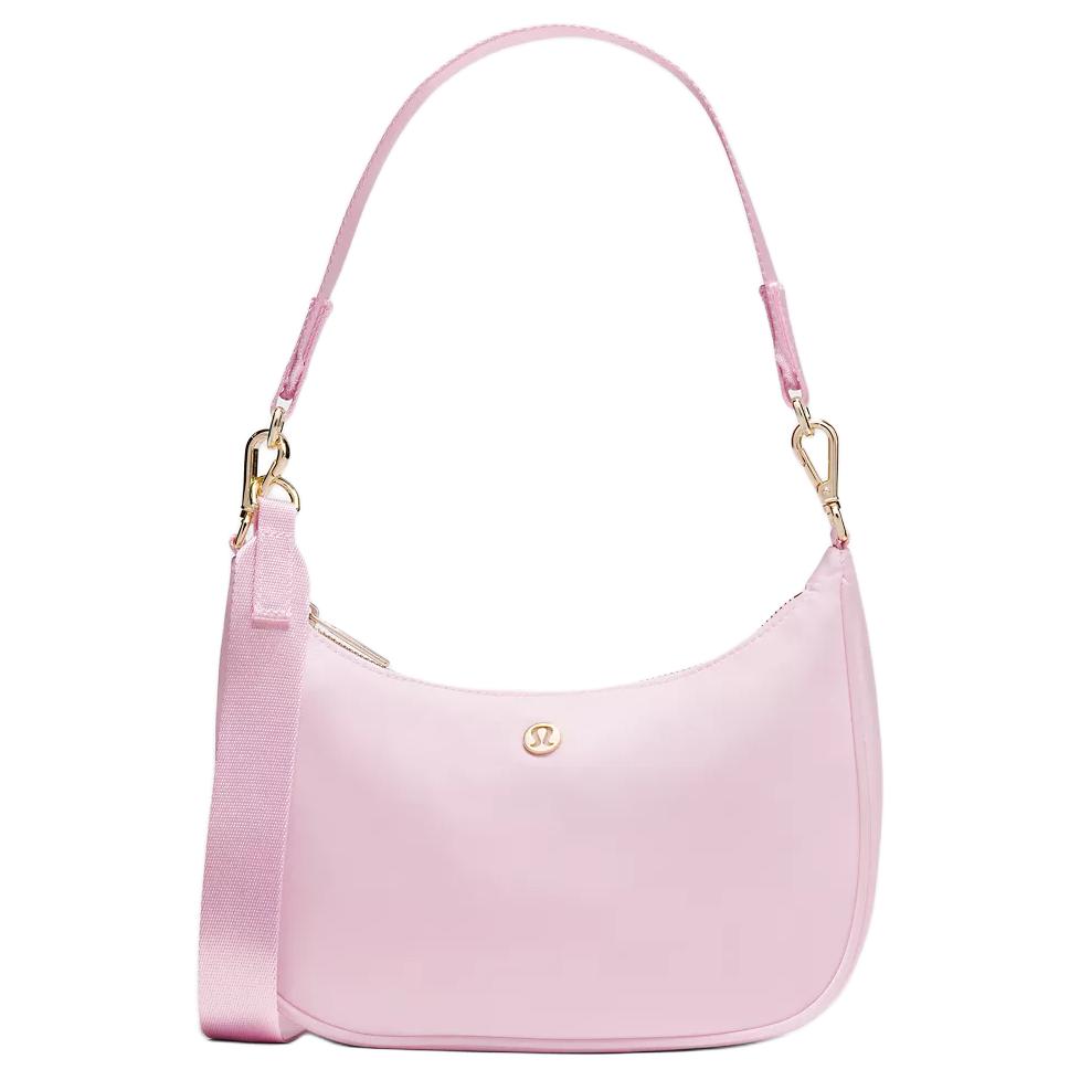 Lululemon City Essentials 3L Brand Logo Nylon Polyester Shoulder Bag Small Women bags Happy-Pink LW9FR7S-035486 Happiness Pink