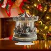 LED Christmas Carousel Decoration with Light for Gifts Christmas Birthday