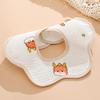 Pure Cotton Waterproof Baby Bibs for Boys - Newborn Feeding Drool Bibs