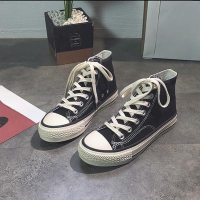 High-top Canvas Shoes Student Versatile Board Shoes New Women's Shoes Cloth Shoes Vulcanized Shoes