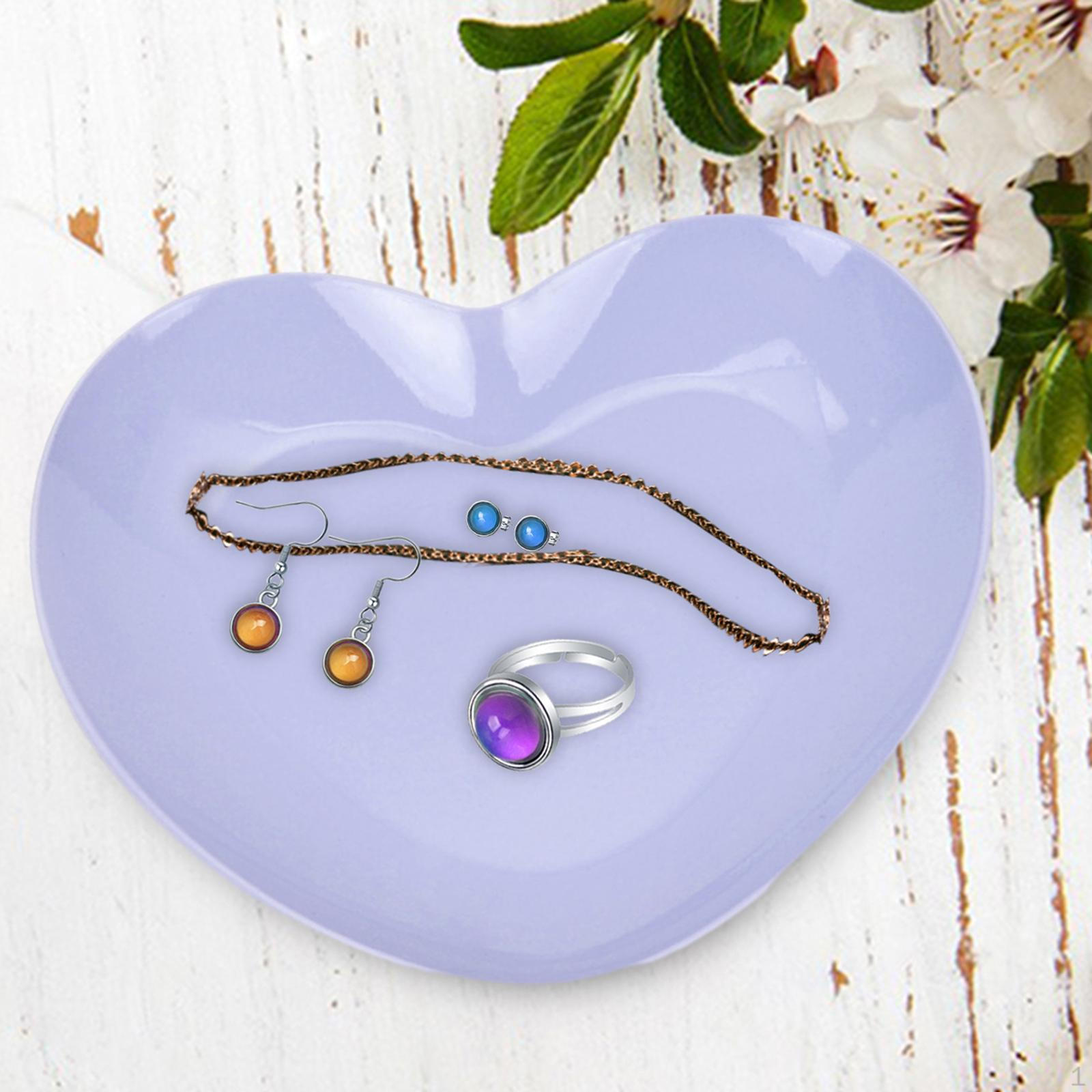 

Элегантный лоток для хранения колец и сережек фиолетовый