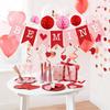 21Pcs Valentine's Day Decorations Set - Pre-Assembled BE MINE Banner with Heart Swirls & XOXO Garlands, Romantic Party Decor for Engagement Wedding