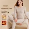 Graphene High Elastic Women's Plus Size Slimming Underwear Set - Warm Autumn Winter Base Layer