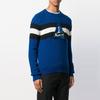 Moncler Striped Detail Pullover Wool Sweater Men sweater Blue 9043700A9177723