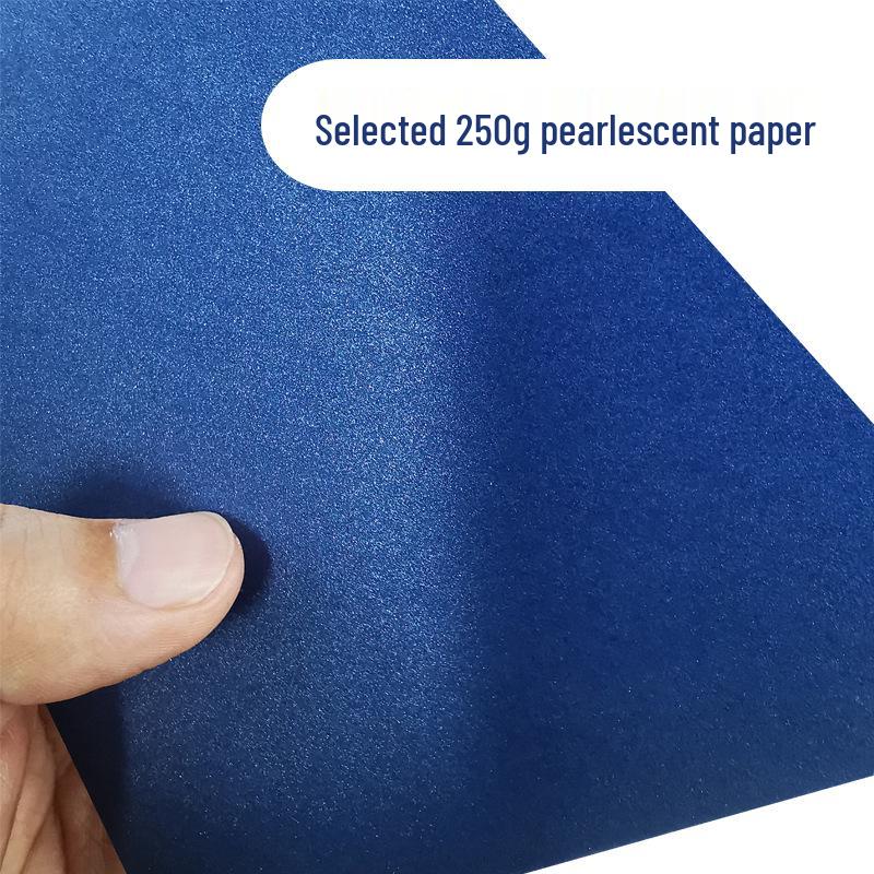 Xingxin Yi High-Grade Hot Stamping Pearlescent Greeting Card Envelope 95*135