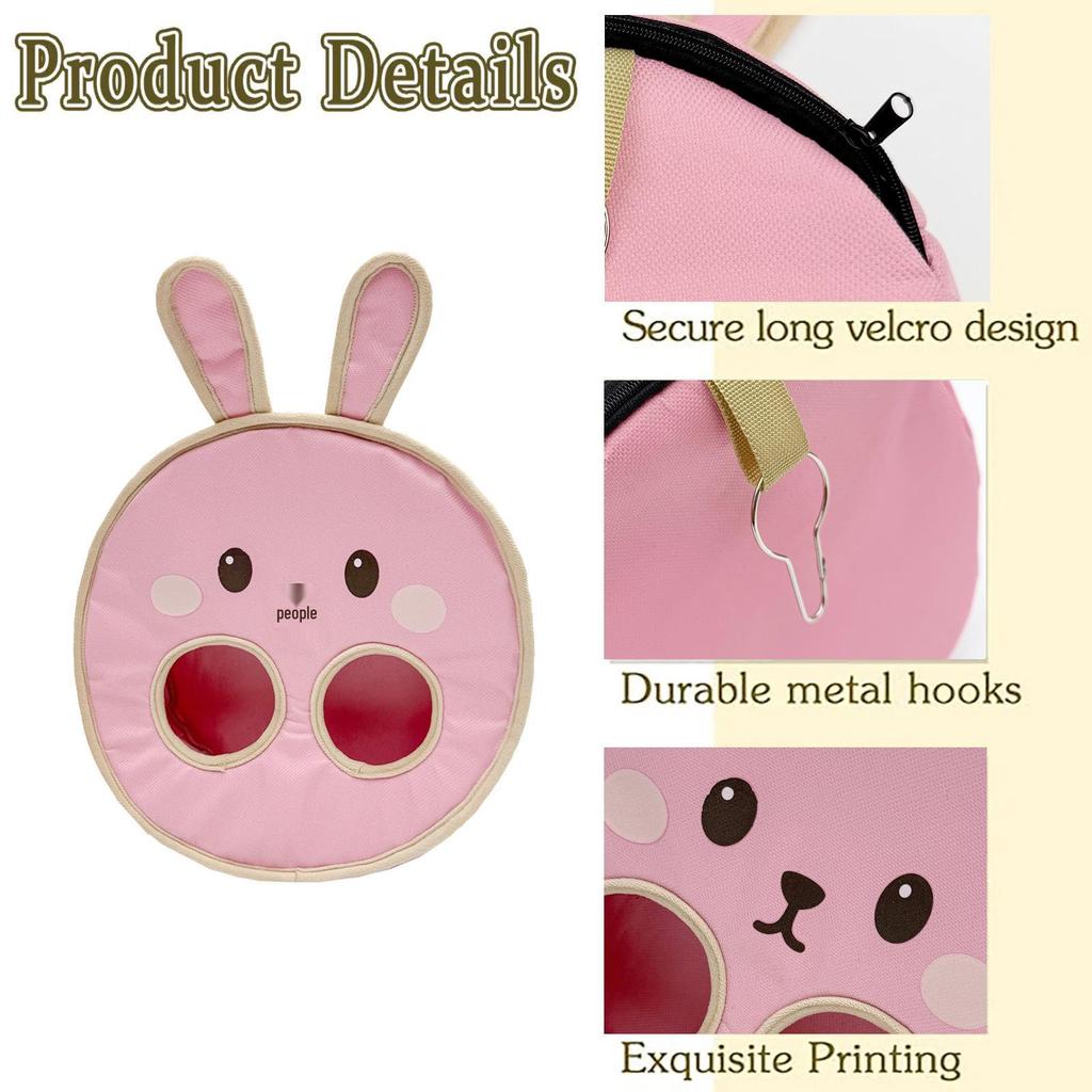 Hanging Hay Feeder Bag for Small Pets: Rabbit, Guinea Pig, Hamster