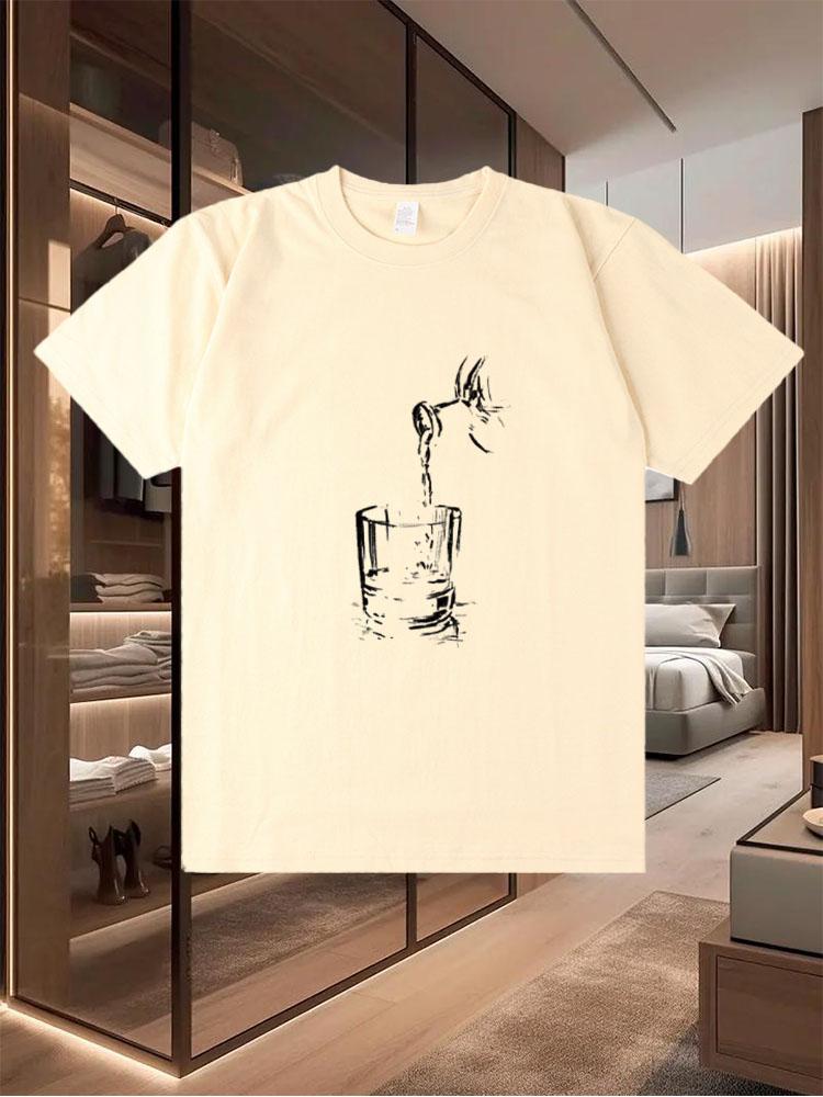 2025 Summer New 100% Pure Cotton T-Shirts for Men Leading the Trend In Men's Fashion