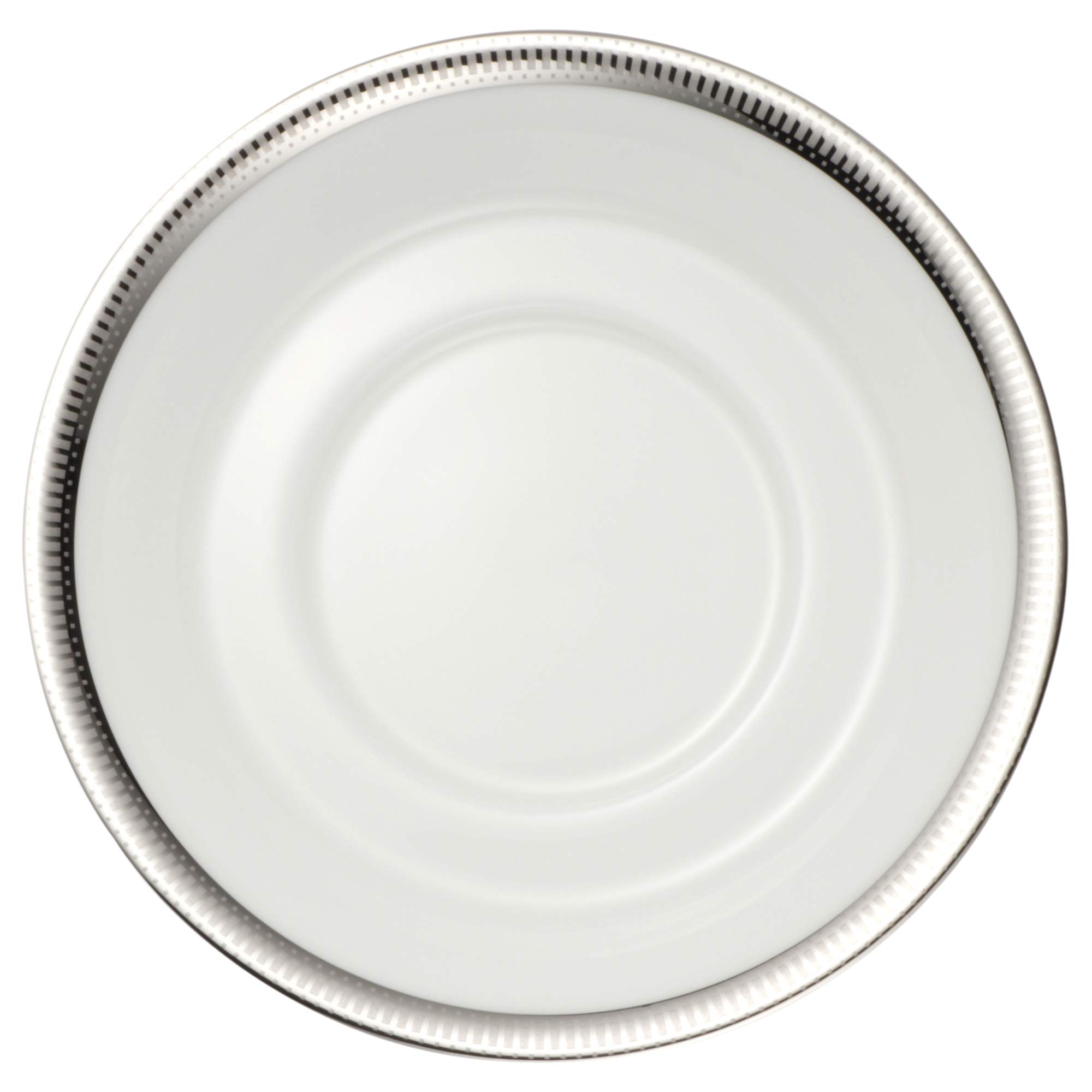 

NARUMI Modest Platinum Cup and Saucer, 13cm, Espresso, Made in Japan, 50659-1044