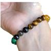 Delicate Green Stone Wealth Bracelet Beautiful Beaded Bracelet Bangles Adornment Ethnic Style Hand String Accessory
