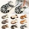 40*60cm Home Bathroom Carpet Non-slip Bedroom Door Small Rug Cute Cat Floor Mat  for Table Bedside