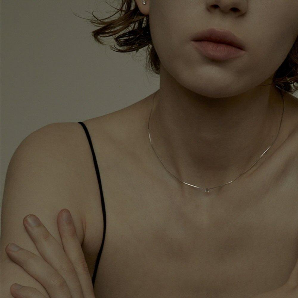 [J.Gracelet] Shallow D Round Necklace