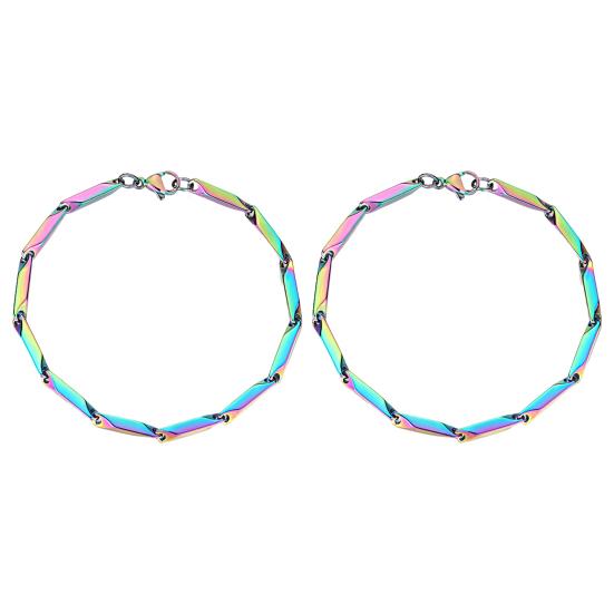 Processus de trempe Bracelet Simple chaîne de feuilles Non allergique Bracelet décoration de poignet