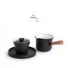Mr. Nanshan Ceramic Gongfu Side-Handle Teapot with Filter