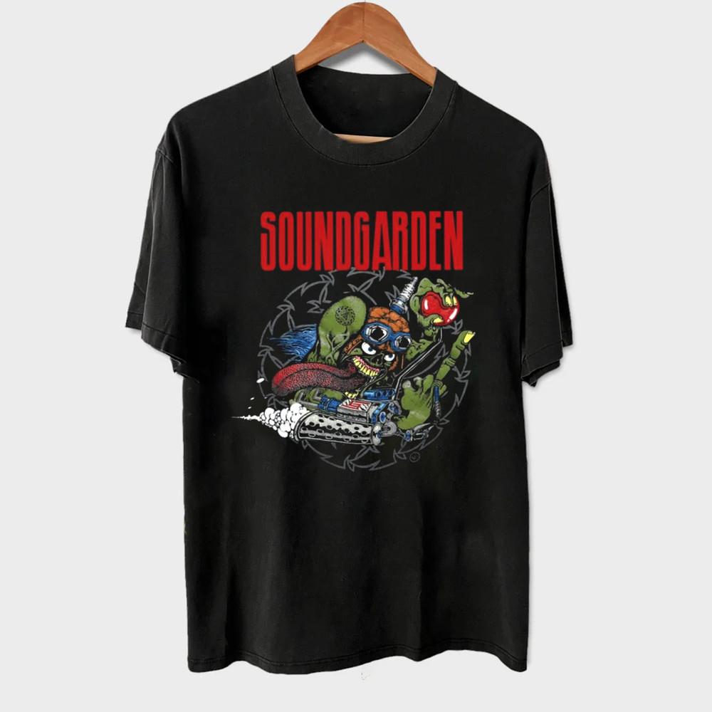 Vintage King Animal Soundgarden Short Sleeve Black S-5XL Shirt SN038 Unisex T-Shirt S