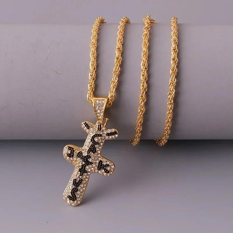Stainless Steel Christian Tree Cross Necklace for Women Men Pendant Necklaces Retro Religion Jewelry Gift New Design Bijoux