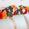 Rattan Vine Wedding Room Rose Flower Archway Decoration