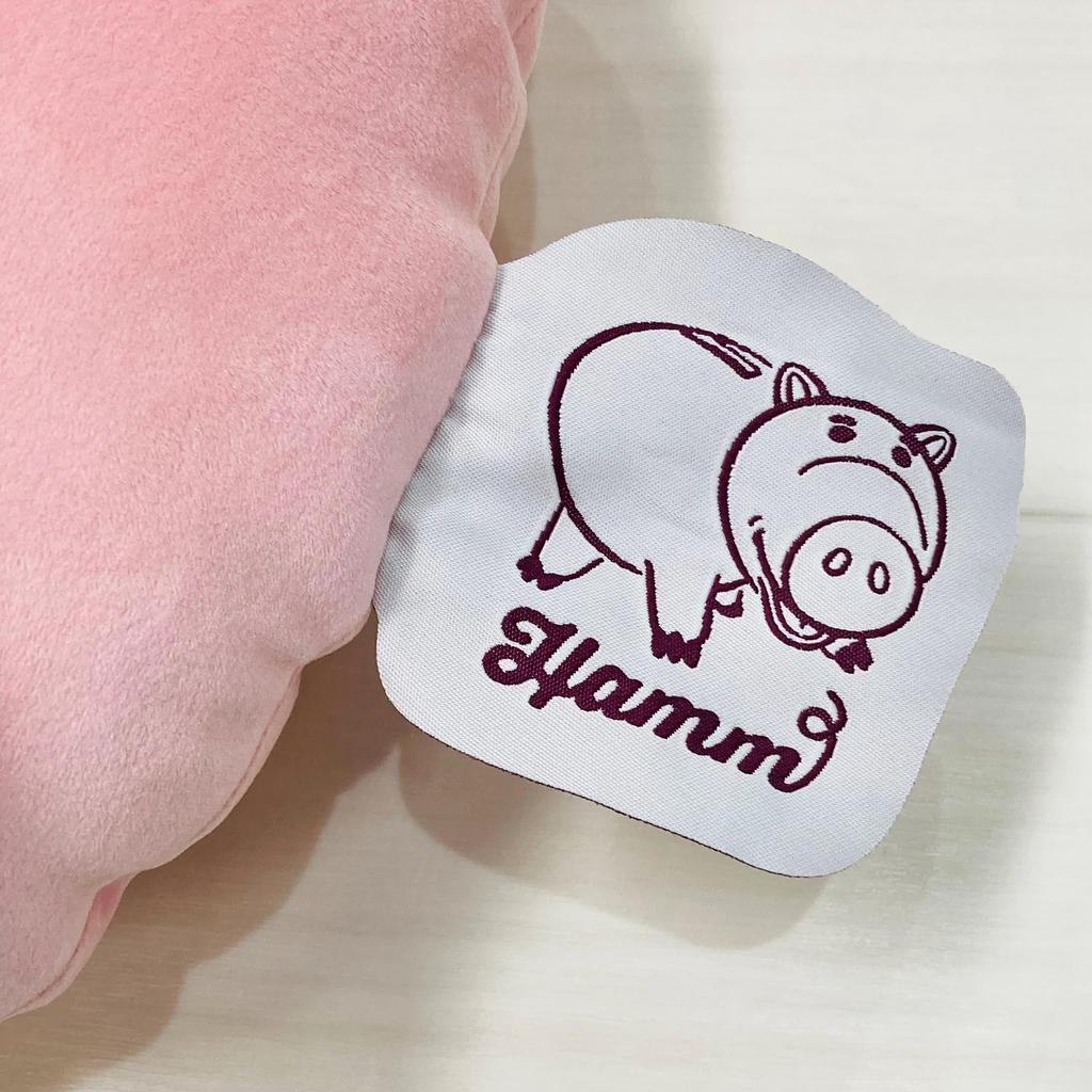 MORIPiLO Disney Toy Story Hamm Body Pillow Back Soft and Soft To the Plush Nap Disney Morishita Pillows (Die-Cut Cushion) Touch, Toy, Pillow, Pink,