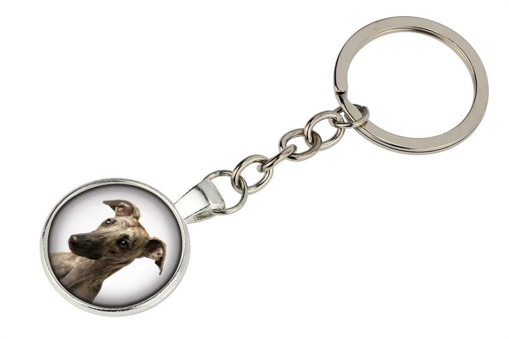 Whippet - Schlüsselanhänger mit Deinem Foto, Schlüsselschmuck, Taschenanhänger der Marke Art-Dog