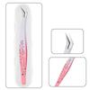 High Precision False Eyelash Tweezers Anti-static Eyelash Curler  Extensions Grafting