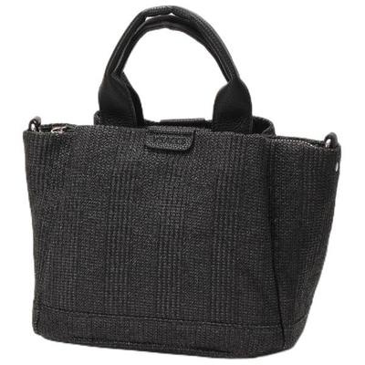 Tote Bag Natural Summer Tote S Size Black [Isaac] (10)