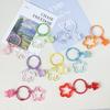Transparent Acrylic Hollow Star Keychain - DIY Jelly Ring Accessory