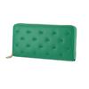 Tsumori Chisato Petite Cat Round Zipper Long Wallet, Green