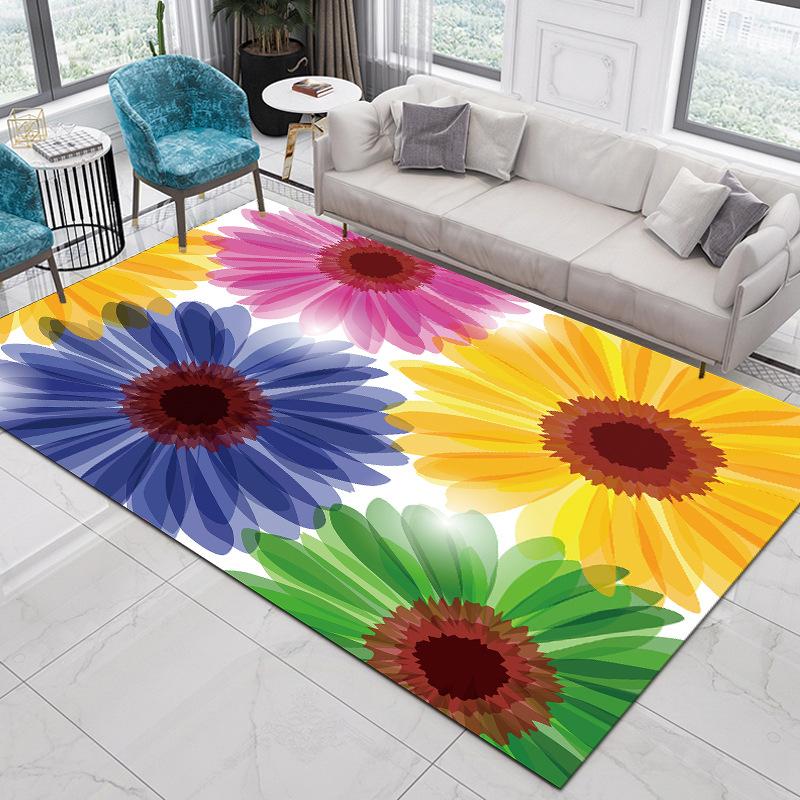 Nordic Ethnic Style Carpet Living Room Bedroom Sofa Coffee Table Tatami Bohemian Home Carpet