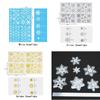 Merry Christmas Decal Stickers Clings Decal Electrostatic Sticker Christmas Windows Snowflakes