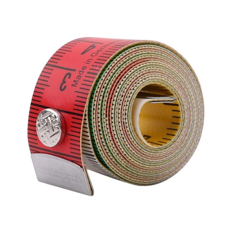 1PCS 1.5m Body Measuring Ruler Sewing Tailor Tape Measure Mini Soft Flat Ruler Centimeter Meter Sewing Measuring Tape