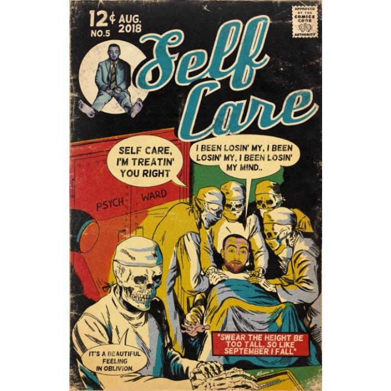 Rap Singer Vintage Comic Poster Kanye Mac Miller Weeknd Comic Canvas Prints Wall Decor Rap Pop Music Fans Home Room Art Decor