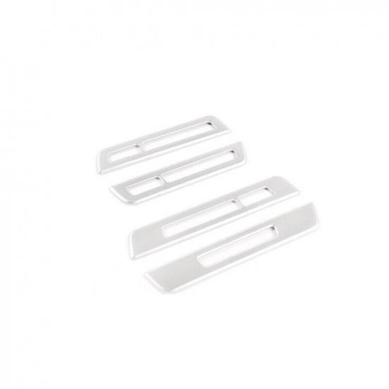 Fit For BMW 7 Series 2009-2015 Matte Silver Seat Memory Button Switch Cover Trim