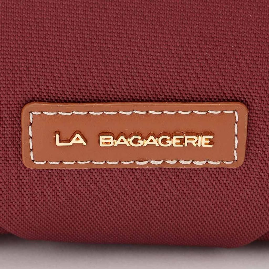 Labagagerie Polyester Canvas Tuck Pouch B008701 Wine (58)