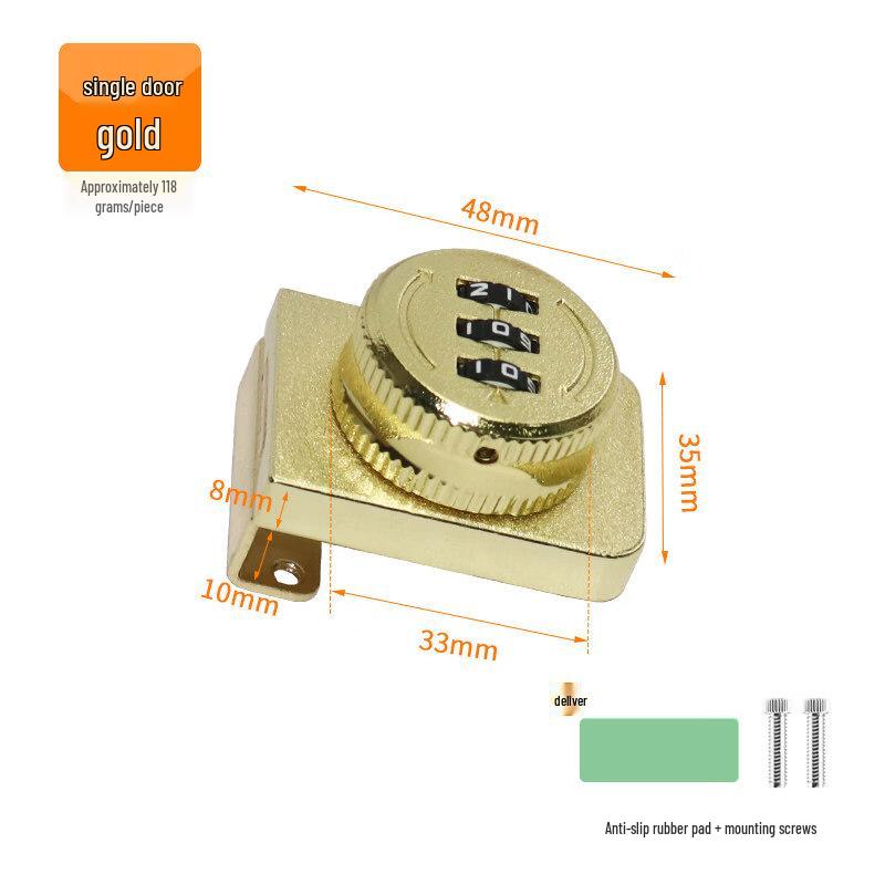 

Rongyu Single-Opening Glass Password Lock