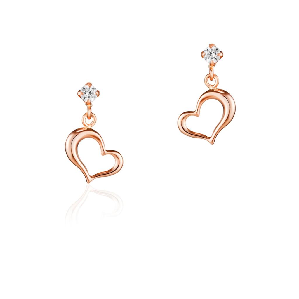 10K Pink Gold Earrings 151416553104 canal4℃ (Canal 4℃) (PG)