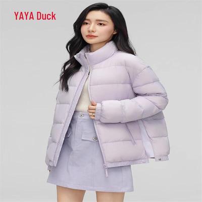 2024 Women's Short Stand Collar Down Jacket