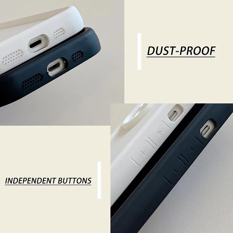 Cartoon Cute T-Totoros Phone Case For iPhone 17 Air 16 16E 15 14 13 12 11 Pro Max X XS X S Max XR SE 2020 SE4 7 8 Silicone Cover