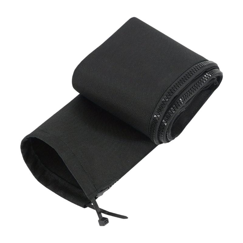 Boats Zippered Rigging Sleeve Quick Install Zippers Cable Sleeve Trolling Motor Cable Organizers for Easy Wire Protections