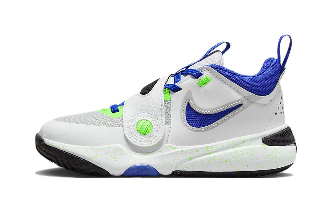 

Nike Team Hustle D11 PS Green Strike Racer Blue DV8994-101 35