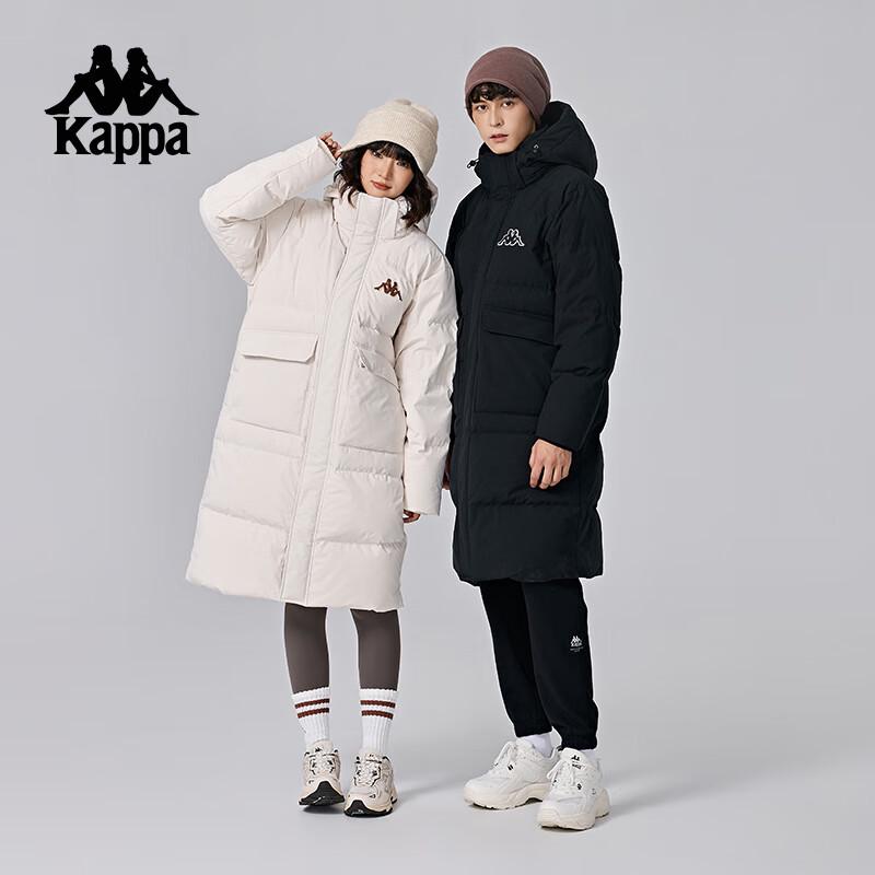 Kappa 2024 Unisex Hooded Long Winter Down Jacket