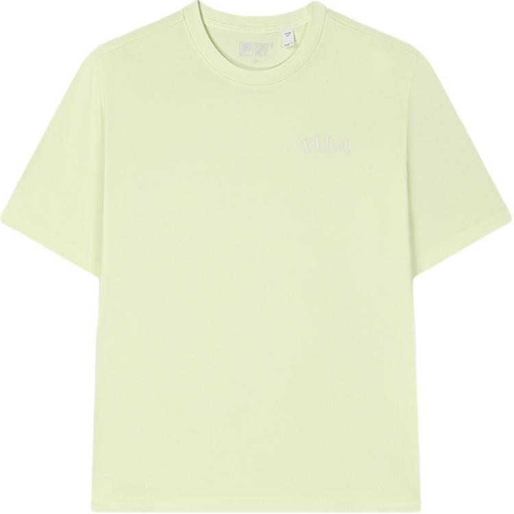 

Fila Красочная Универсальная Повседневная Свободная Футболка с Коротким Рукавом Унисекс Топы Светло-Травянисто-Зеленый F51U419101F-LG L