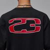 Sweatshirts Men's Black Crew Neck Moderate IO7830-010