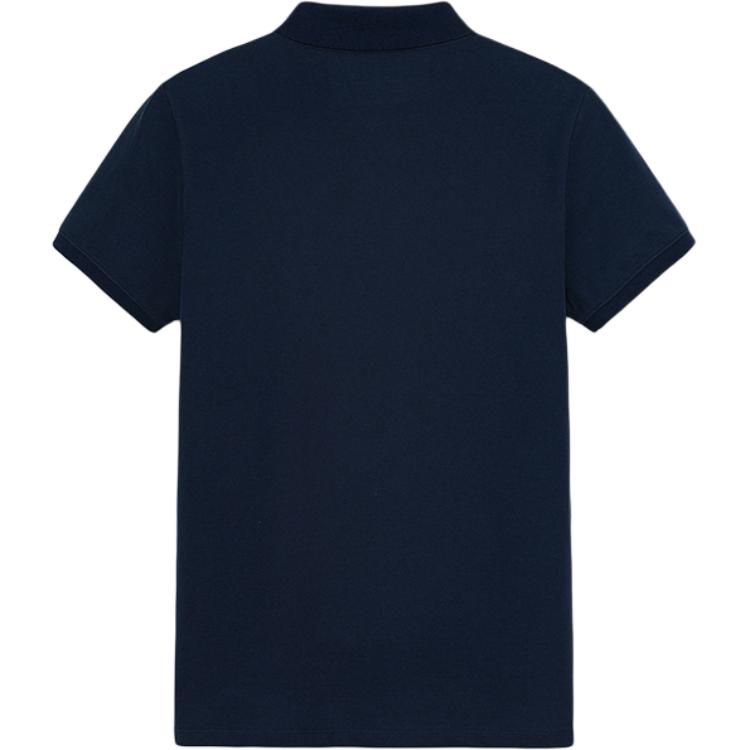 Timberland SS25 Regular Series Embroidered Logo Outdoor Casual Loose Breathable Short Sleeve Polo Shirt Men Polo Shirts Indigo A2EPM-Z02