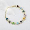 European and American Color Necklace Women's Fashion Popular Niche Design Retro Light Luxury Style Bracelet