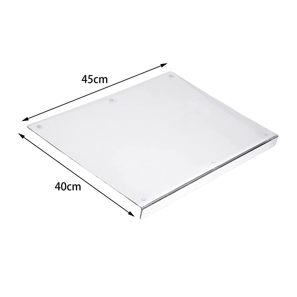 Acrylic Cutting Board Chopping Blocks 40 X 30 Cm Nonslip Mat Clear Chopping Board for Home Kitchen Counter Restaurant Vegetables