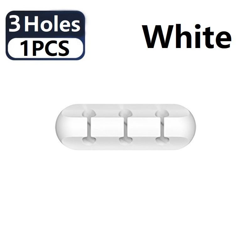 1/2PC Self-Adhesive Cord Management Holder Wire Organizer Desktop USB Charging Cable Cellphone Data Cable Power Cord Mouse Cable