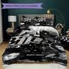 BILL KAULITZ Muster Bettwäsche Bettwäsche-Set Bettbezug Kissenbezug Heimdekoration Geburtstagsgeschenk (1 * Bettbezug + 2 * Kissenbezug ohne Füllung)