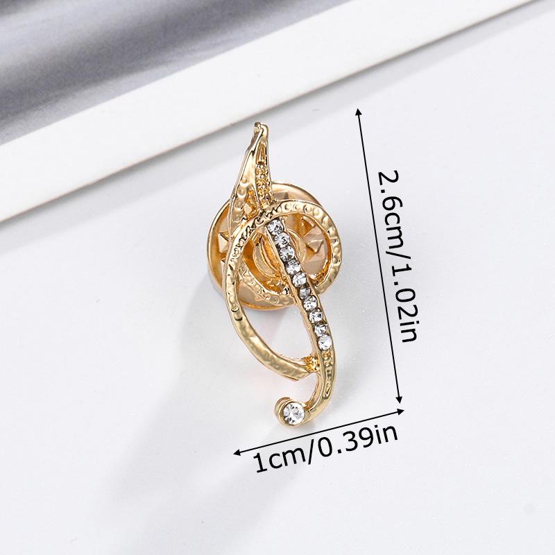 1PC Rhinestones Clothing Accessories Shirts Badge Gifts Lapel Pin Party Women's Brooches Dinner Letter Brooch Dress European A-Z