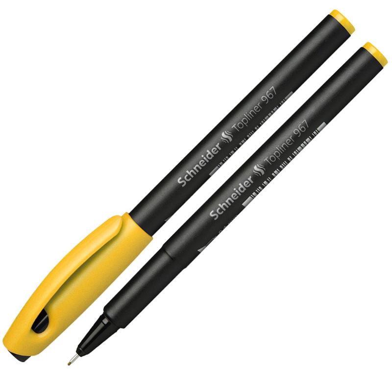 

Schneider 967 Fineliner 0.4mm Fiber Tip Pen 0.4mm жёлтый